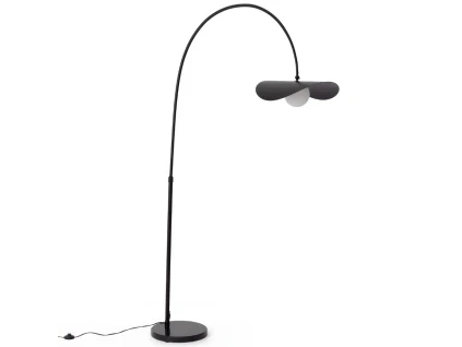 Černá stojací lampa Bizzotto Weert 226 cm