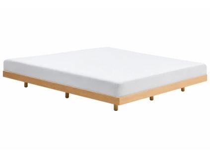 Dubová postel Kave Home Norlen 160 x 200 cm