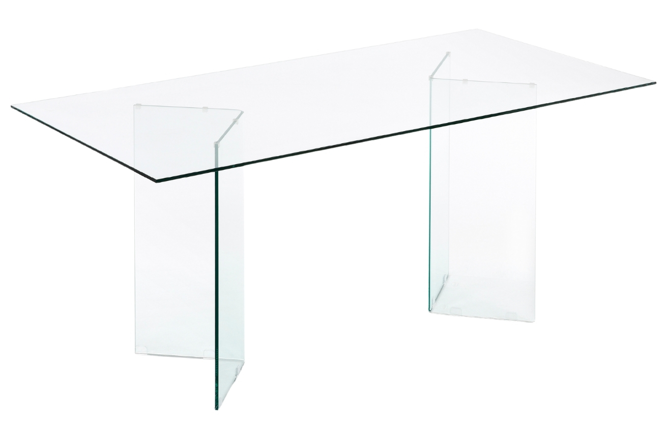 Skleněn&yacute; j&iacute;deln&iacute; stůl Kave Home Burano 180 x 90 cm