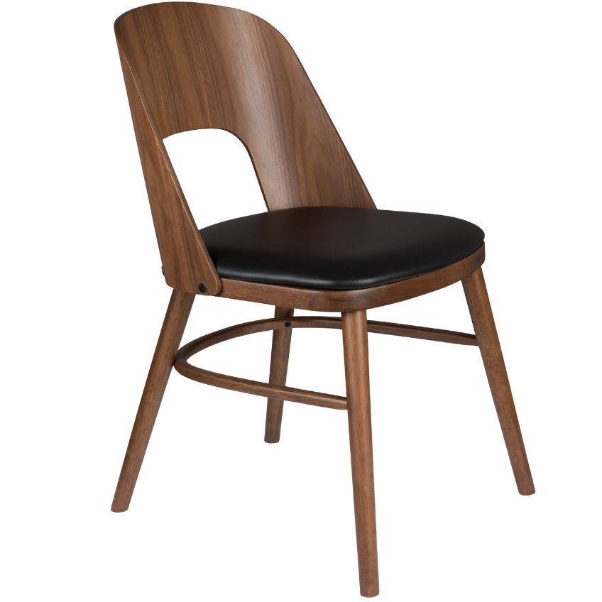 Ořechov&aacute; j&iacute;deln&iacute; židle DUTCHBONE Talika