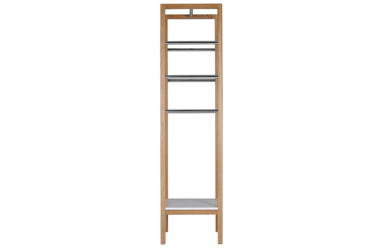 Bílý dubový věšák Woodman Northgate M 175 cm