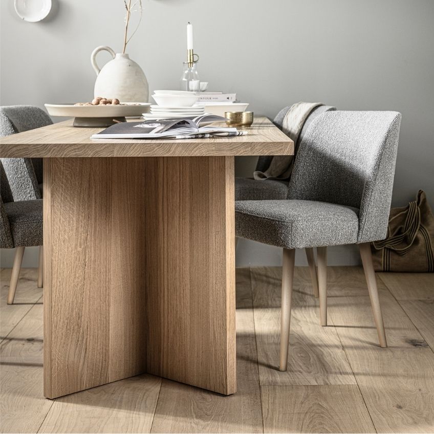 Šedá látková jídelní židle Faunce -fv-interier-25