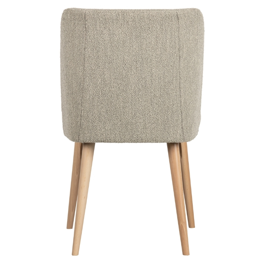 Béžová látková jídelní židle Faunce