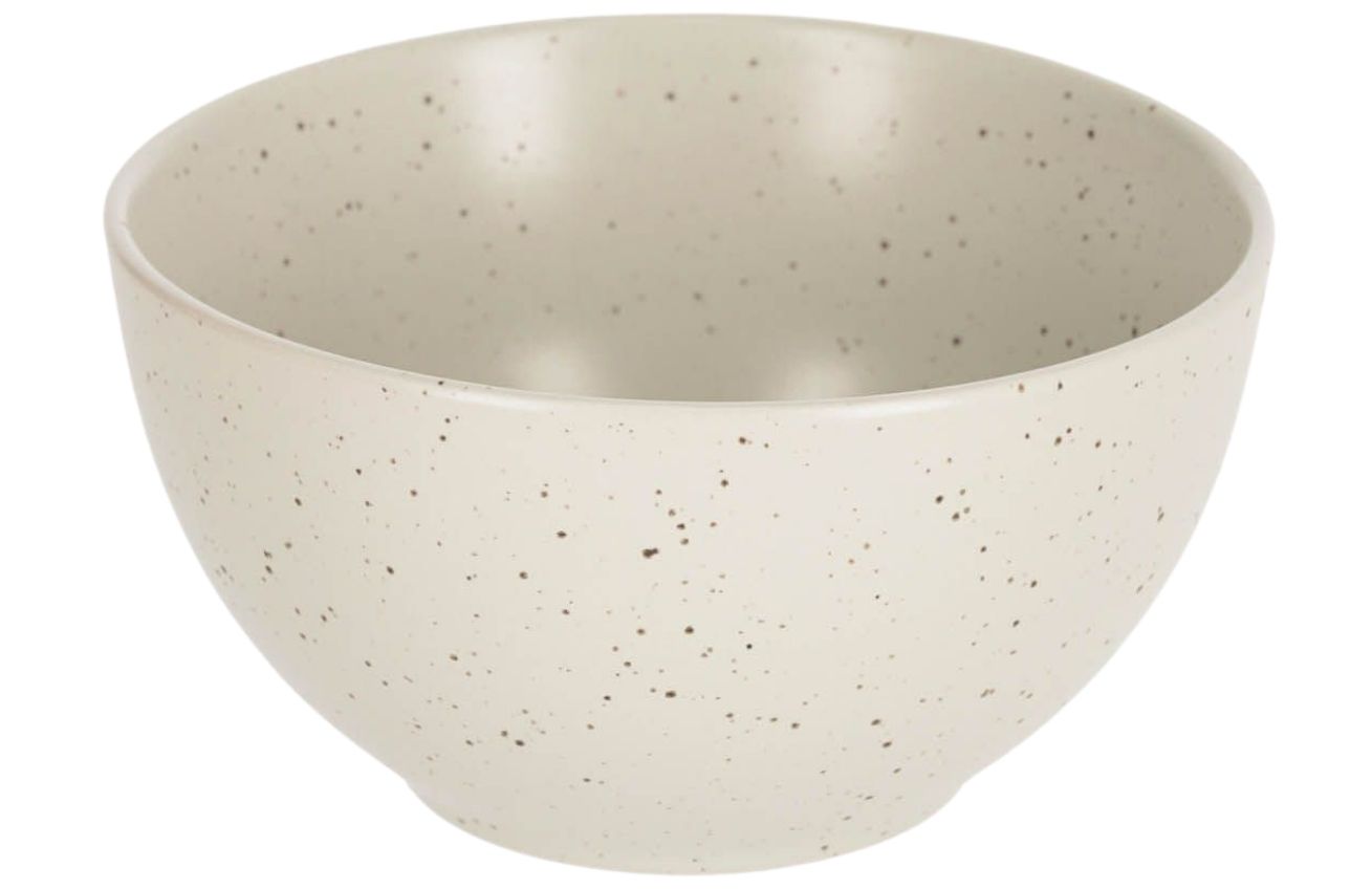 Bílá keramická miska Kave Home Aratani 14,2 cm