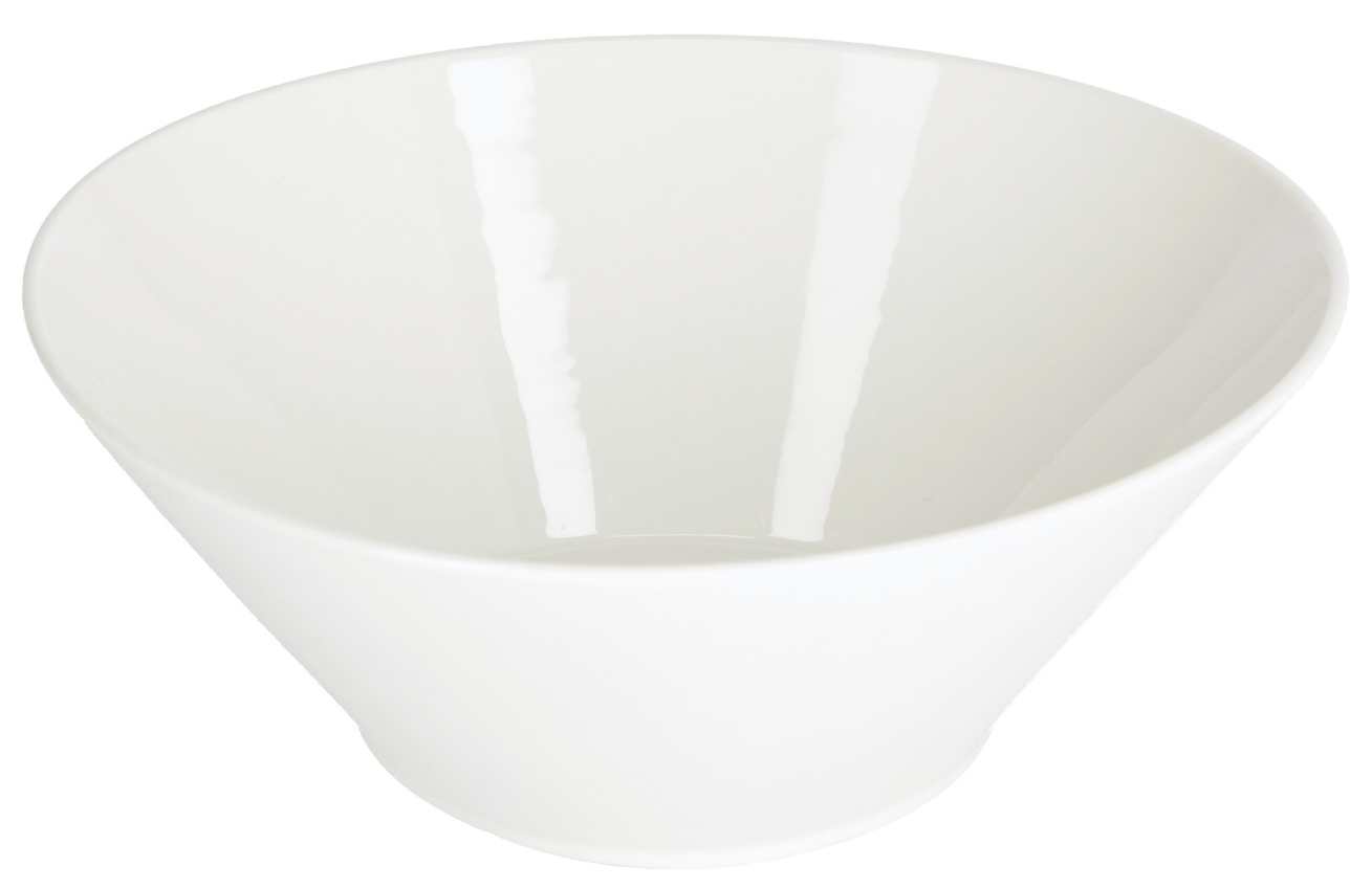 Bílá porcelánová miska Kave Home Pierina 24,5 cm