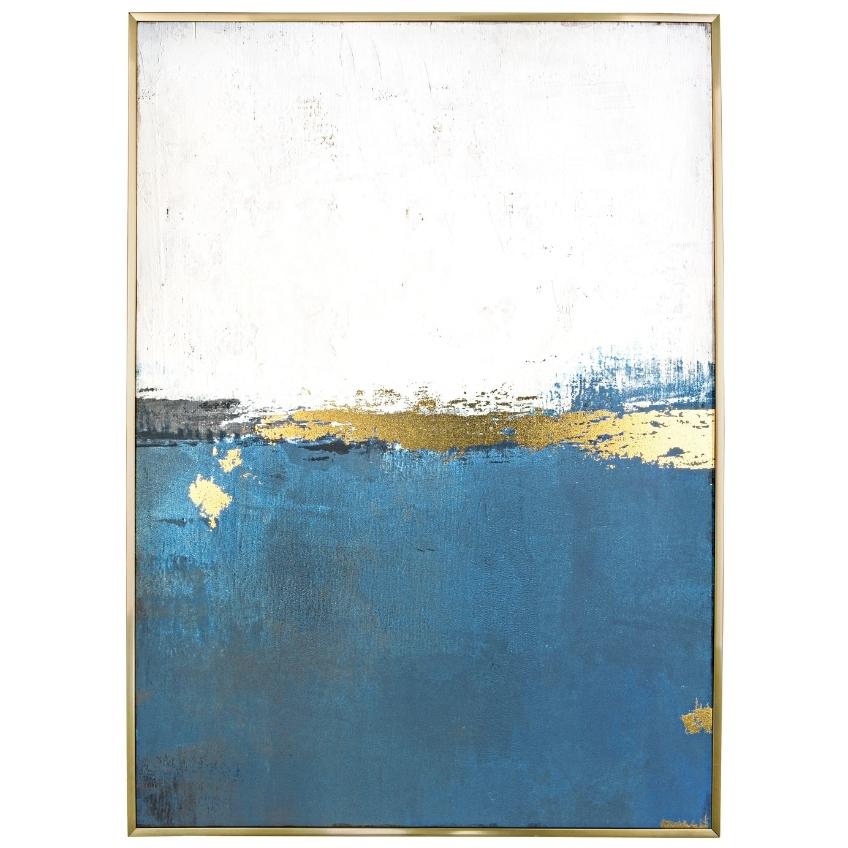 Bílo modrý obraz Bizzotto Rold 67 x 94,5 cm