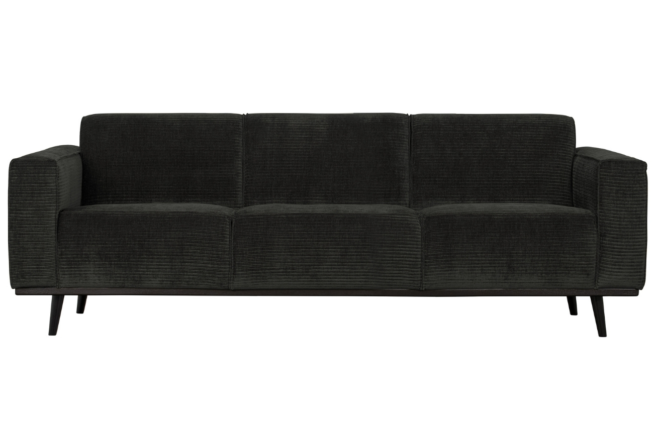 WOOOD Čern&aacute; man&scaron;estrov&aacute; tř&iacute;m&iacute;stn&aacute; pohovka Twilight 230 cm