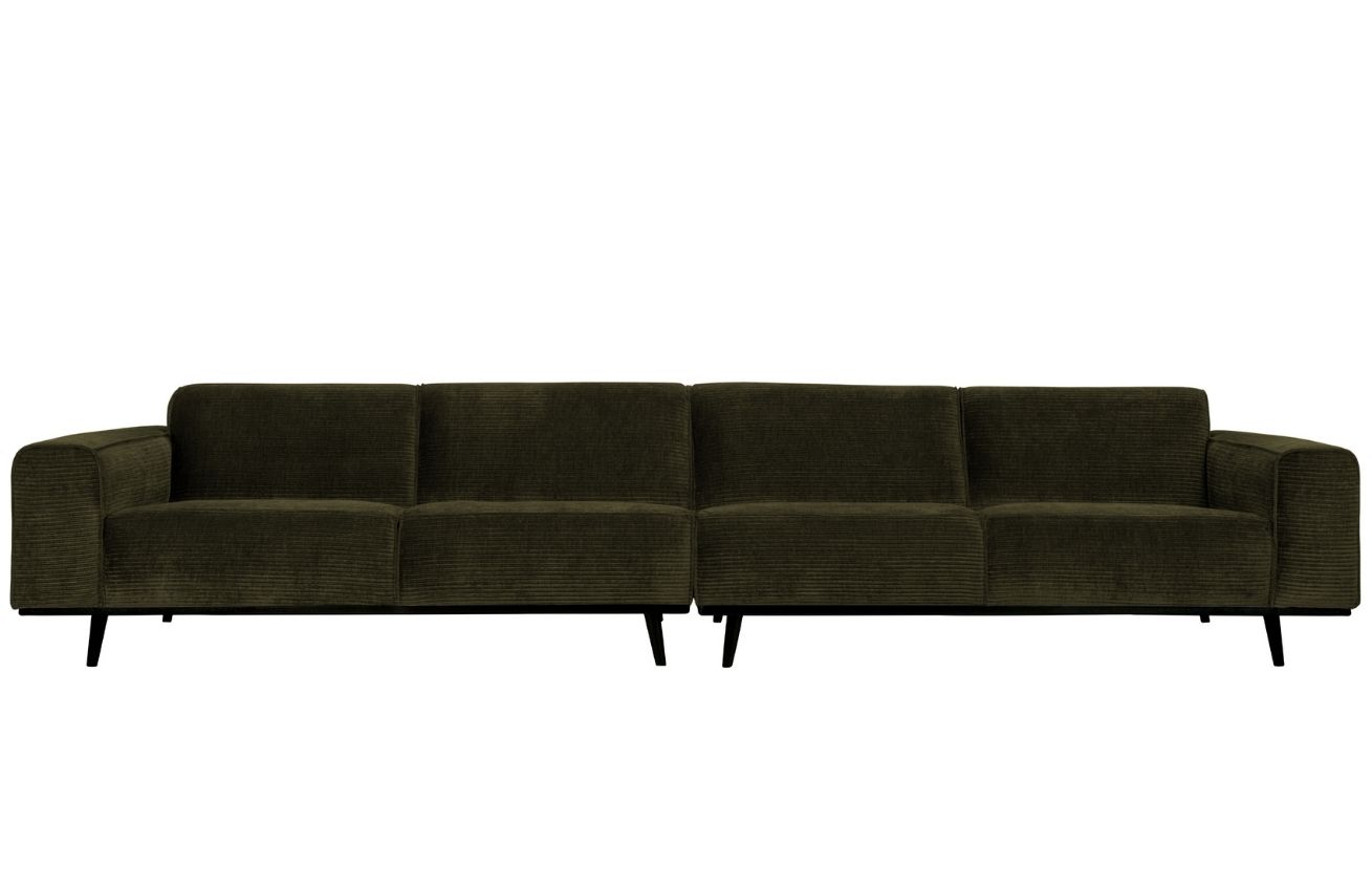 WOOOD Tmavě zelen&aacute; man&scaron;estrov&aacute; čtyřm&iacute;stn&aacute; pohovka Twilight 372 cm