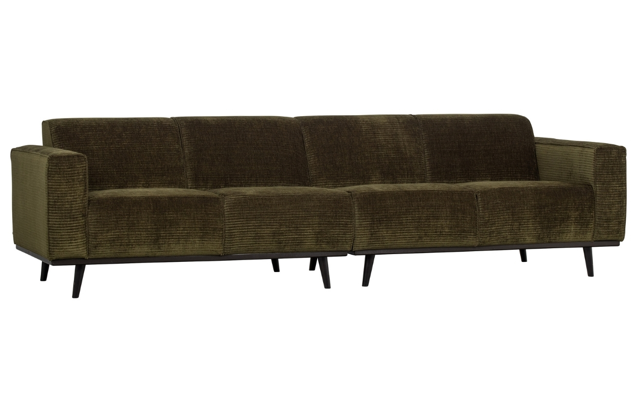 WOOOD Tmavě zelen&aacute; man&scaron;estrov&aacute; čtyřm&iacute;stn&aacute; pohovka Twilight 280 cm