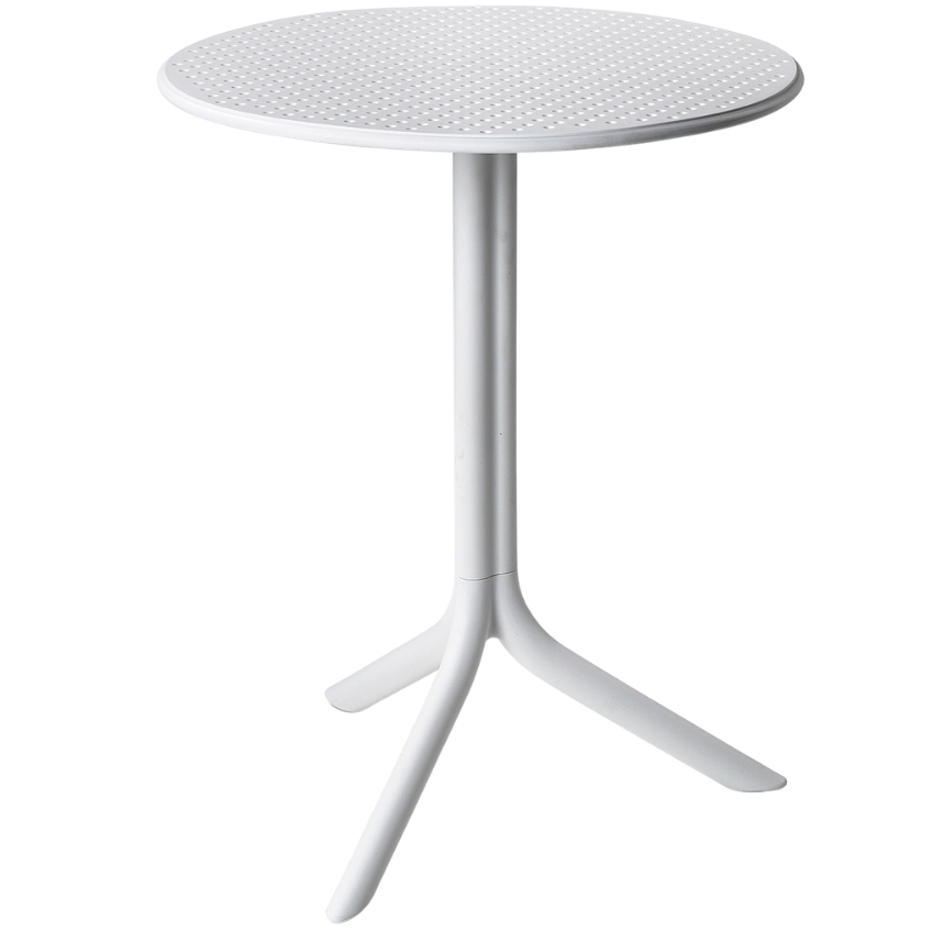 Nardi Bílý plastový zahradní stolek Step 60,5 cm