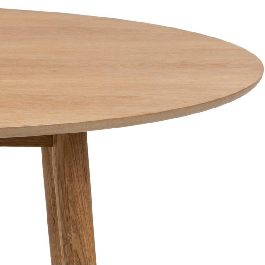 Scandi Přírodní dubový jídelní stůl Nagy 120 cm