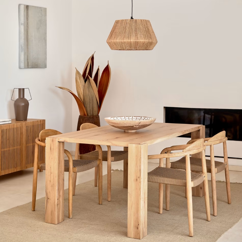 Jutové stínidlo Kave Home Crismilda 50 cm