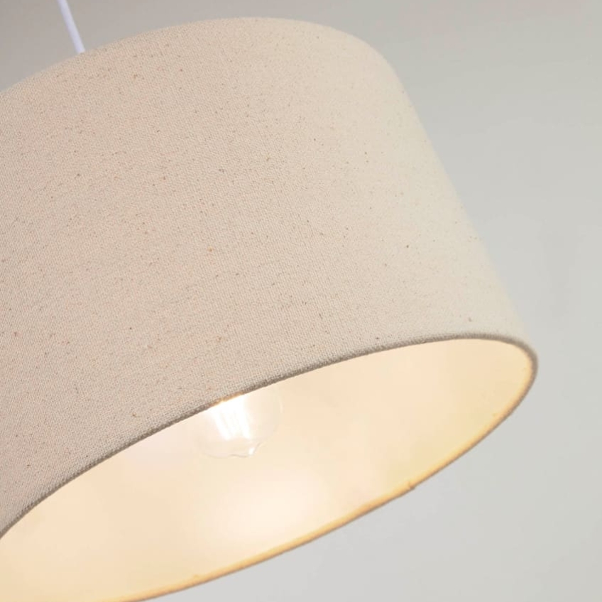 Béžové stínidlo Kave Home Nazli 40 cm