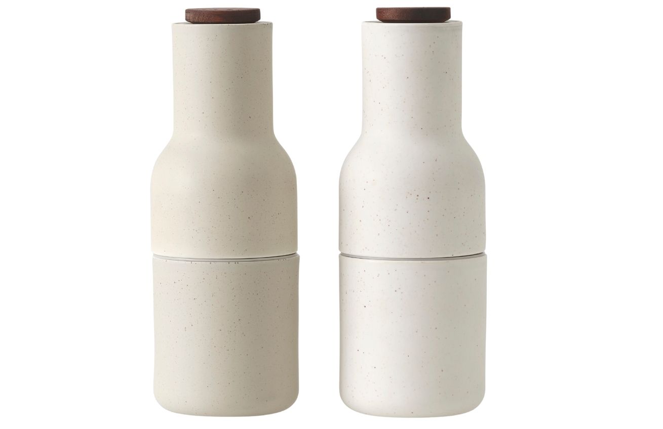 Audo CPH Set dvou béžových keramických mlýnků na sůl a pepř AUDO GRINDER 20,5 cm
