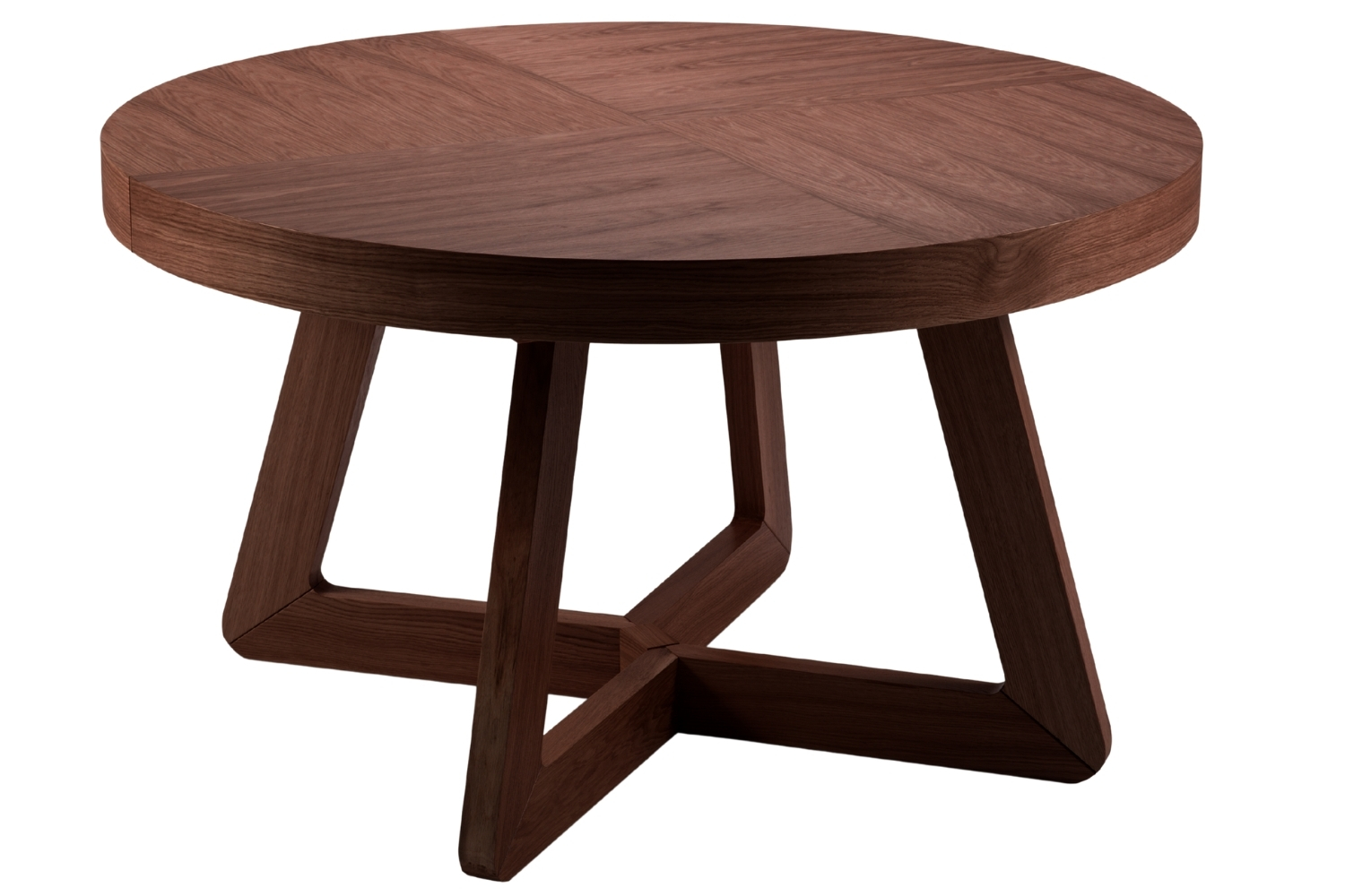 Hněd&yacute; dubov&yacute; rozkl&aacute;dac&iacute; j&iacute;deln&iacute; stůl Windsor & Co Bodil 130-230 x 130 cm