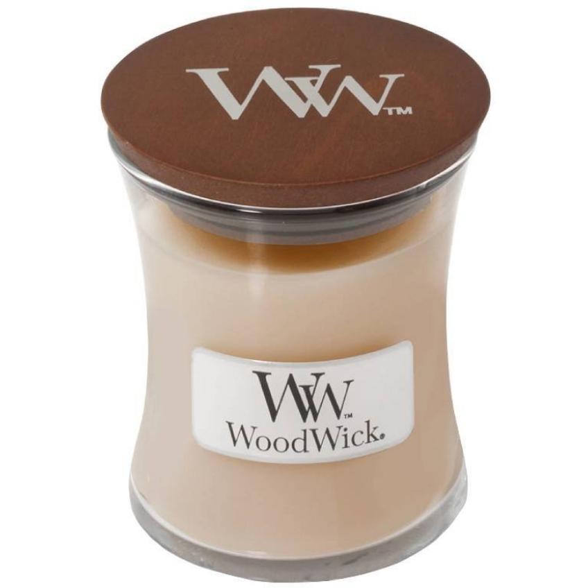 WoodWick Malá vonná svíčka Woodwick, White Honey