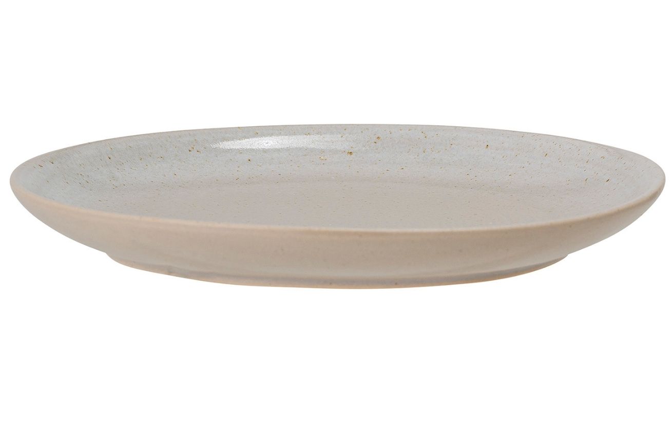 Šedý keramický talíř Bloomingville Taupe 21,5 cm