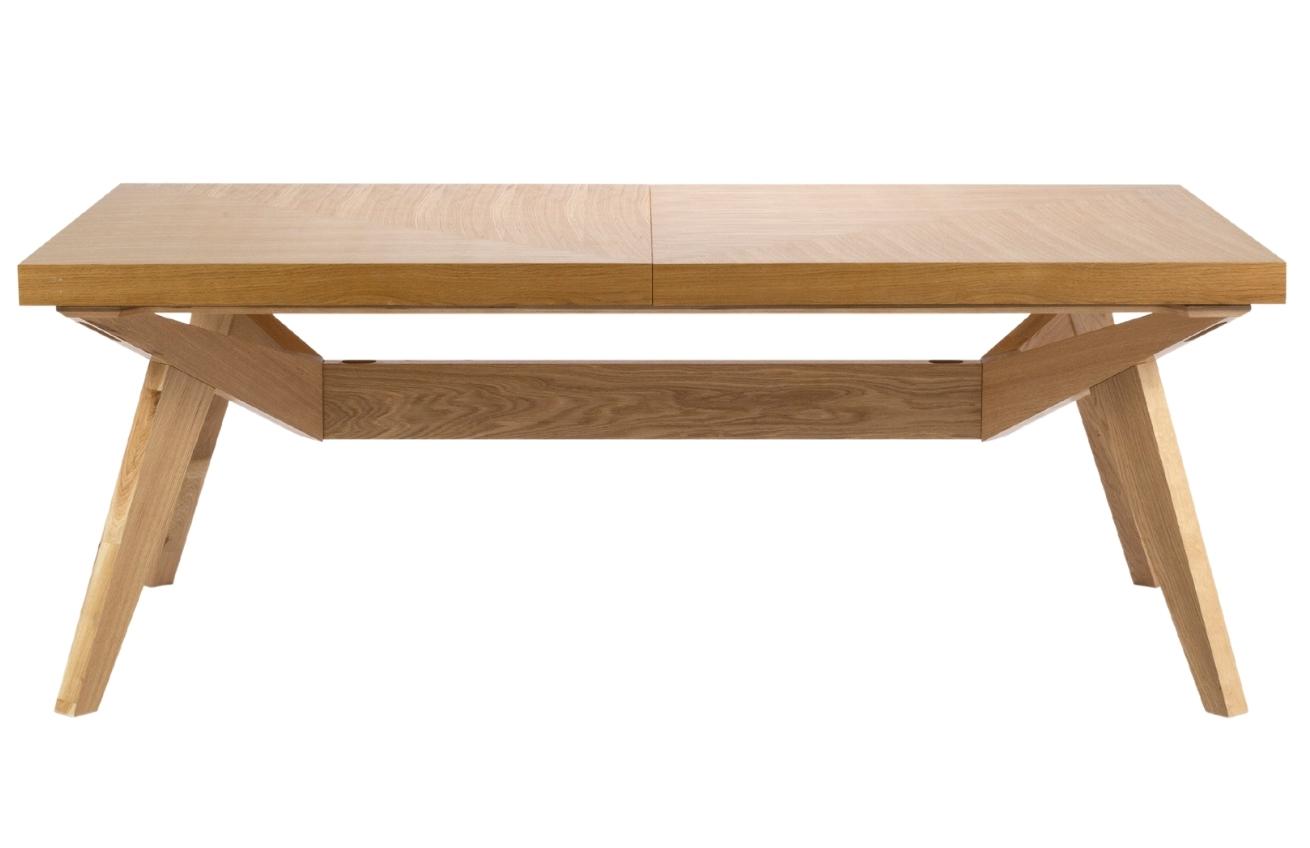 Dubov&yacute; rozkl&aacute;dac&iacute; j&iacute;deln&iacute; stůl Windsor & Co Frida 200-300 x 100 cm