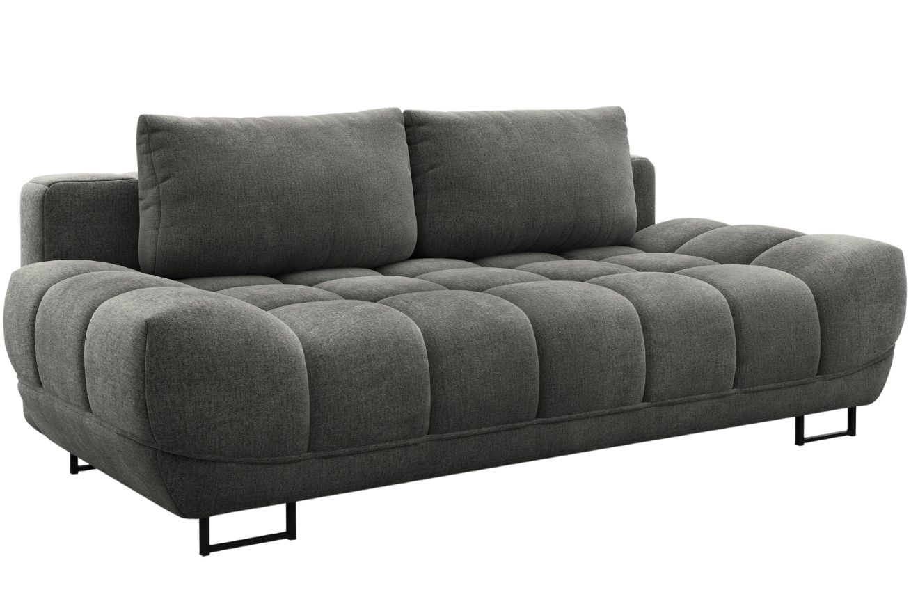 Tmavě &scaron;ed&aacute; sametov&aacute; tř&iacute;m&iacute;stn&aacute; rozkl&aacute;dac&iacute; pohovka Windsor & Co Cirrus 215 cm