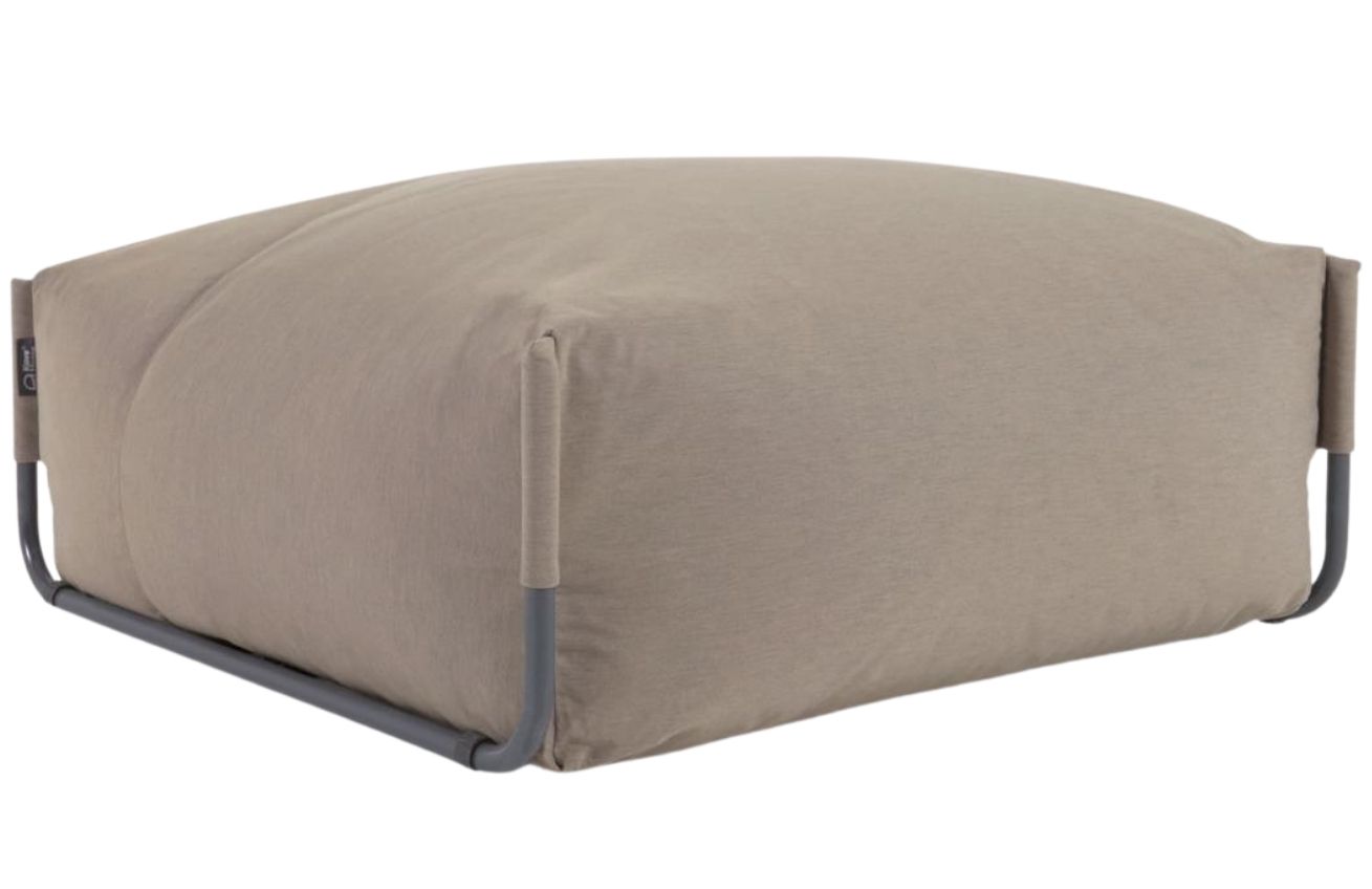 Kave Home &Scaron;edozelen&yacute; zahradn&iacute; modul/podnožka Square 101 x 101 cm