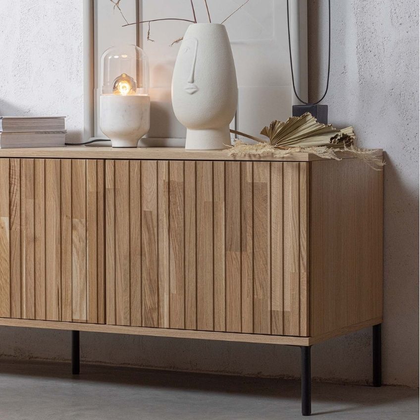WOOOD Dubový TV stolek Gravia 150 x 44 cm
