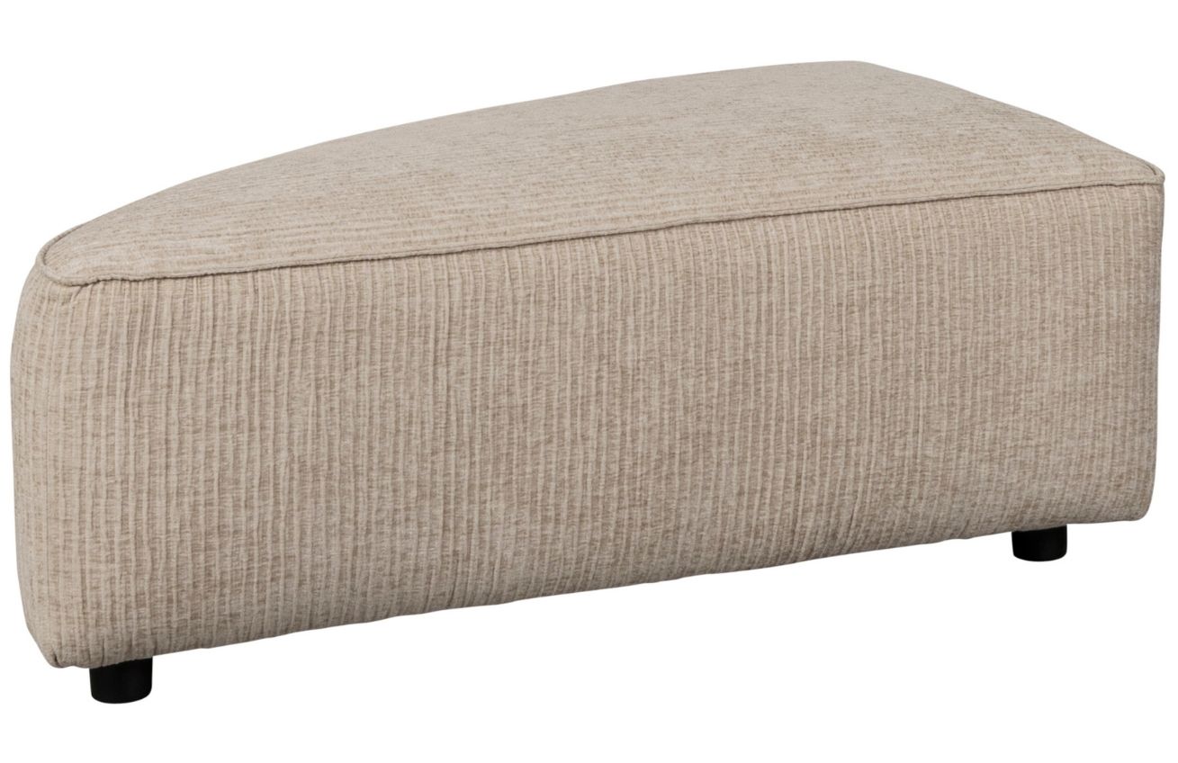 Béžový manšestrový rohový modul ZUIVER HUNTER 60 x 100 cm, levý