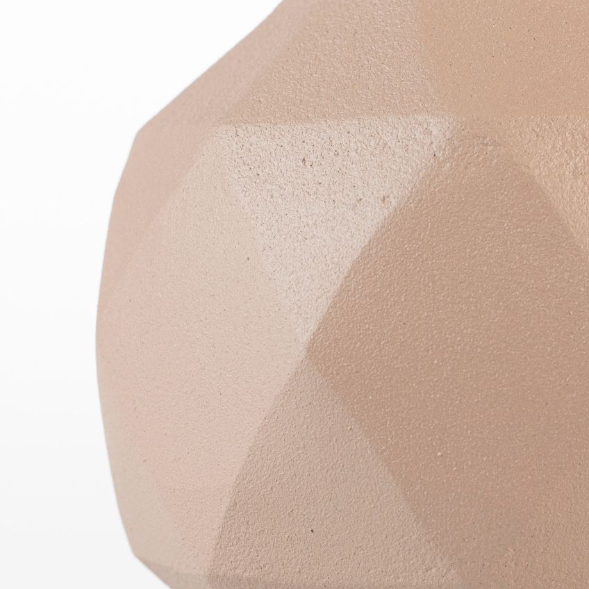 Růžová kovová váza ZUIVER BLOOM 16 cm