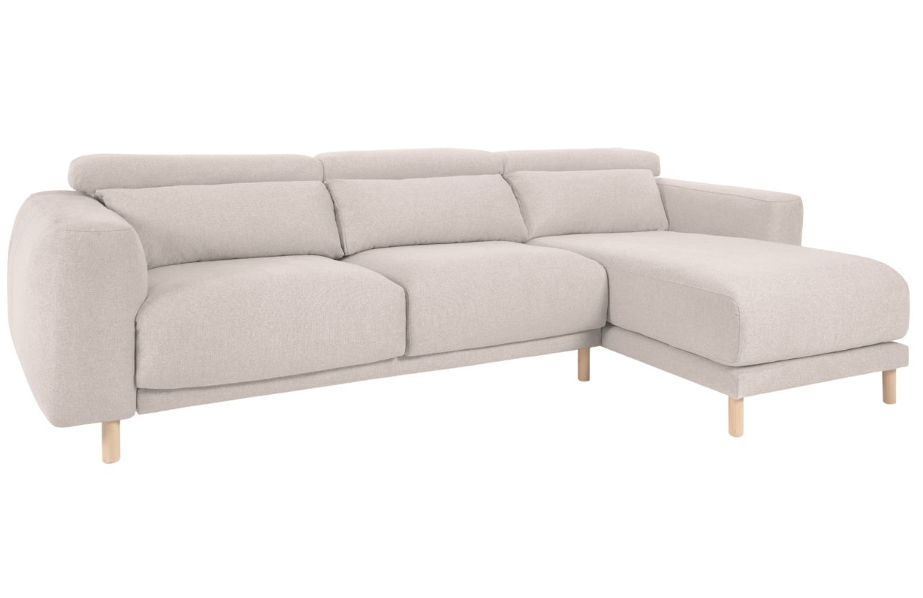 Kave Home Rohová pohovka Singa 296 cm, pravá