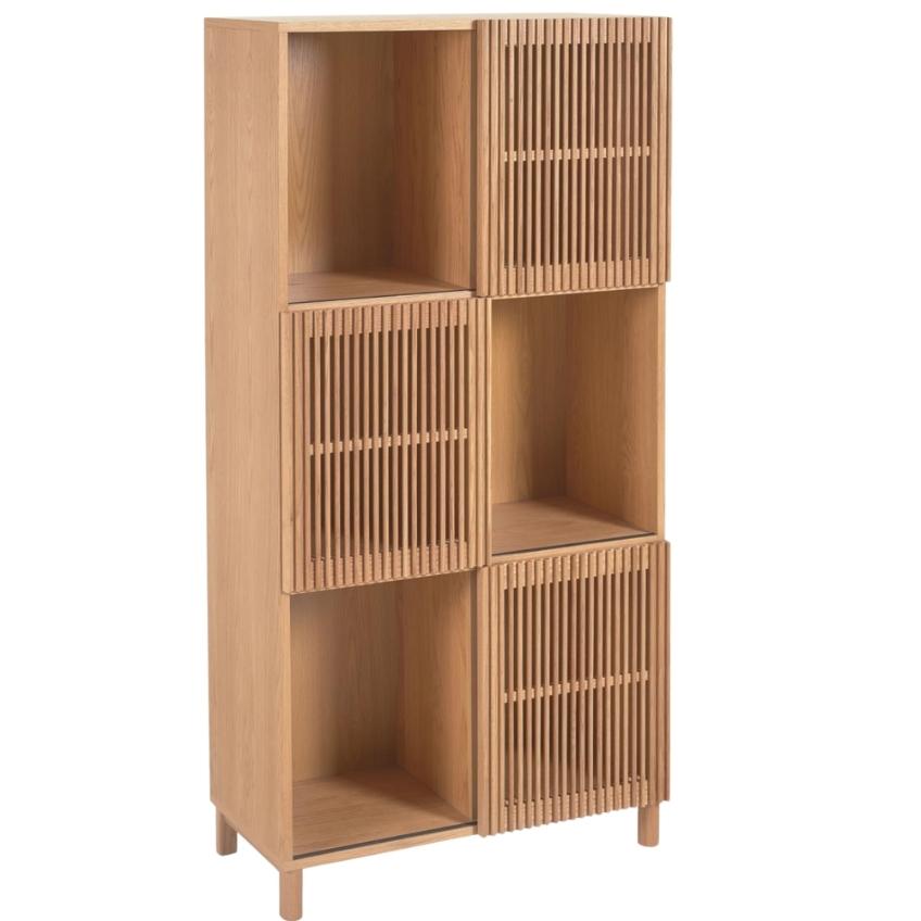 Dubová knihovna Kave Home Beyla 170 x 84,5 cm