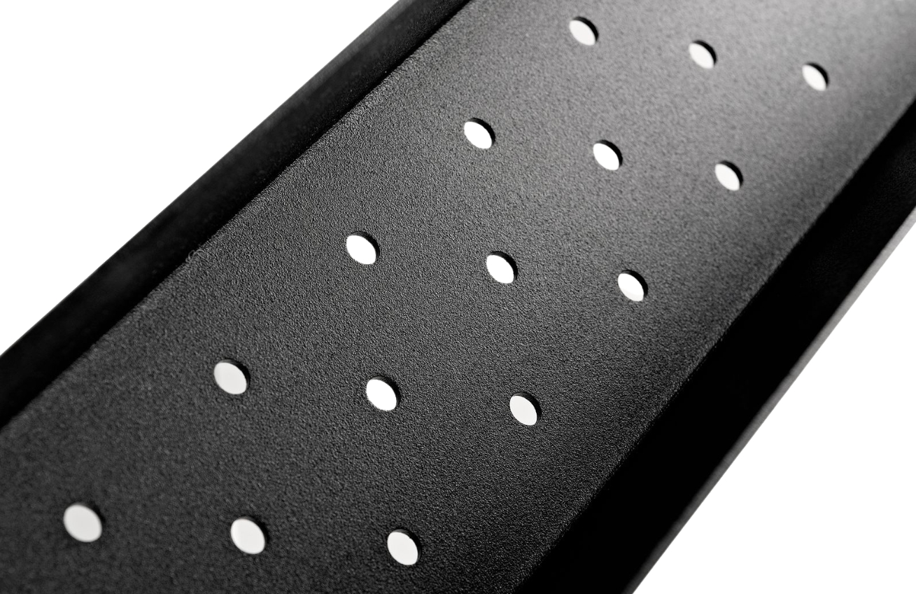 Nordic Design Černá kovová nástěnná police Londien 70 cm