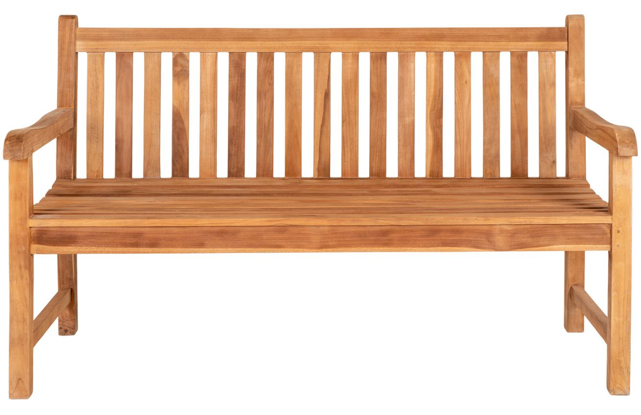 Nordic Living Teaková zahradní lavice Cambio 150 cm