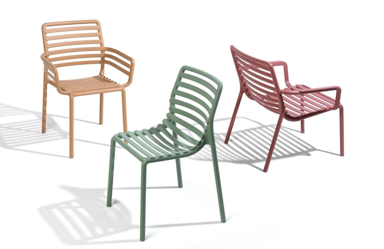 Nardi Zelené plastové zahradní křeslo Doga Relax