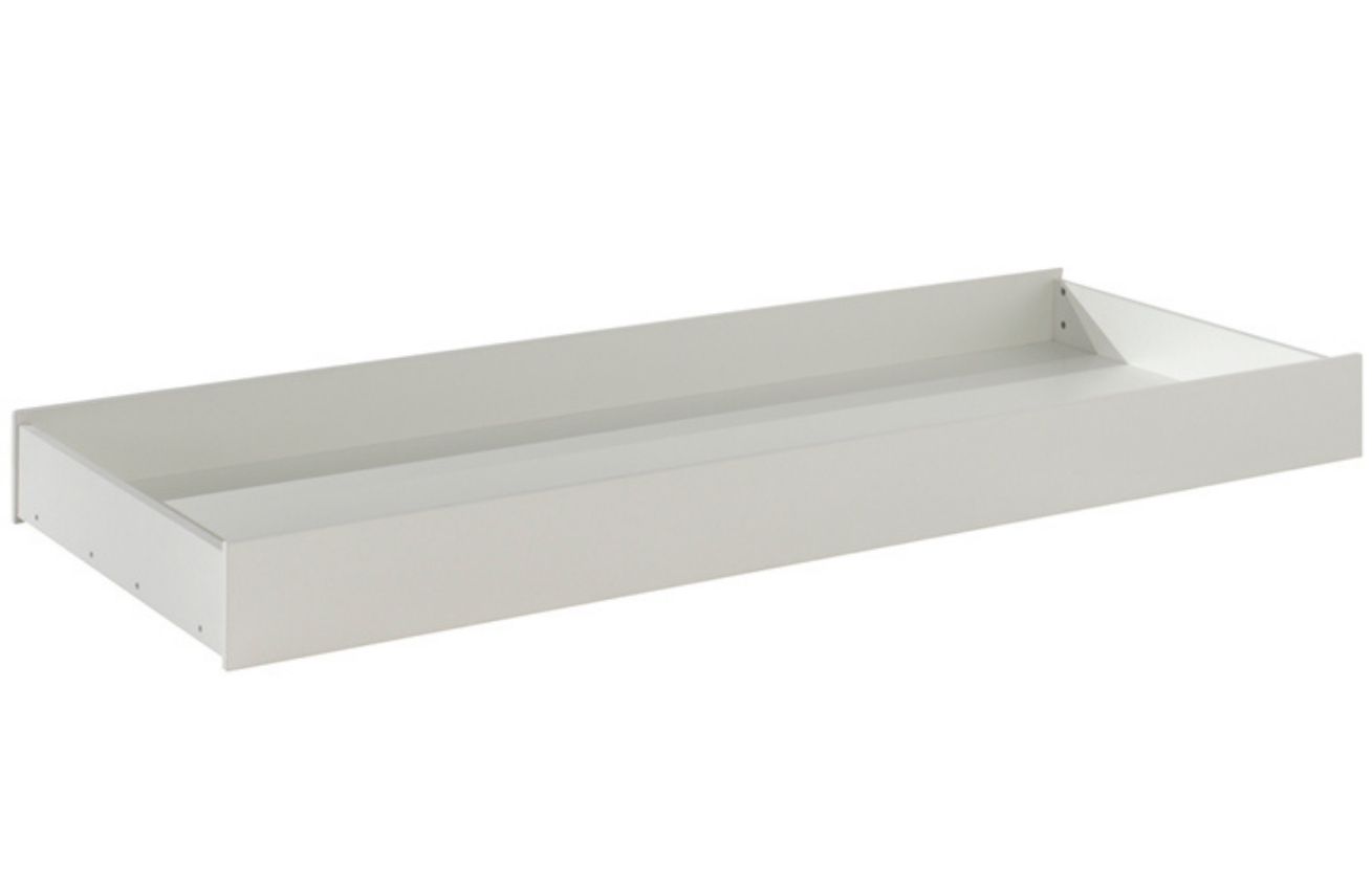 Bílá zásuvka k posteli Vipack Londen 198 x 93,7 cm