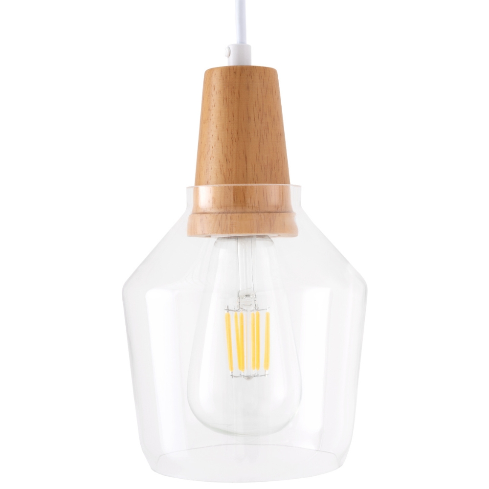 Skleněné závěsné světlo Somcasa Minia 14 cm