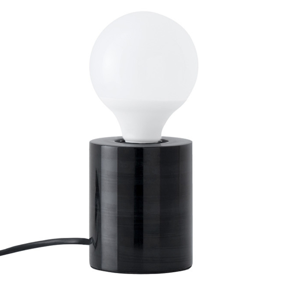 Černá mramorová stolní lampa Somcasa Roser 11 cm