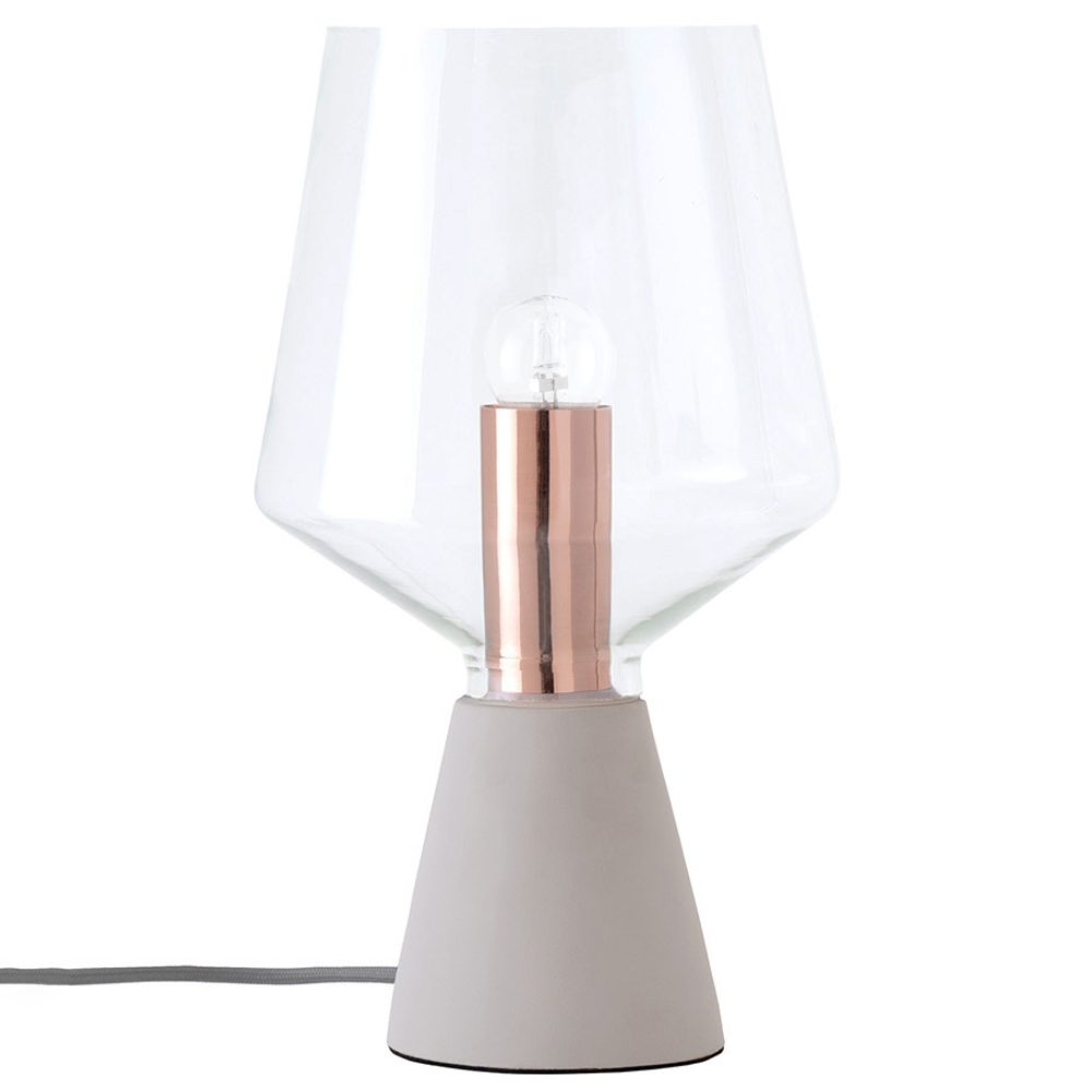 Skleněná stolní lampa Somcasa Aina 35 cm