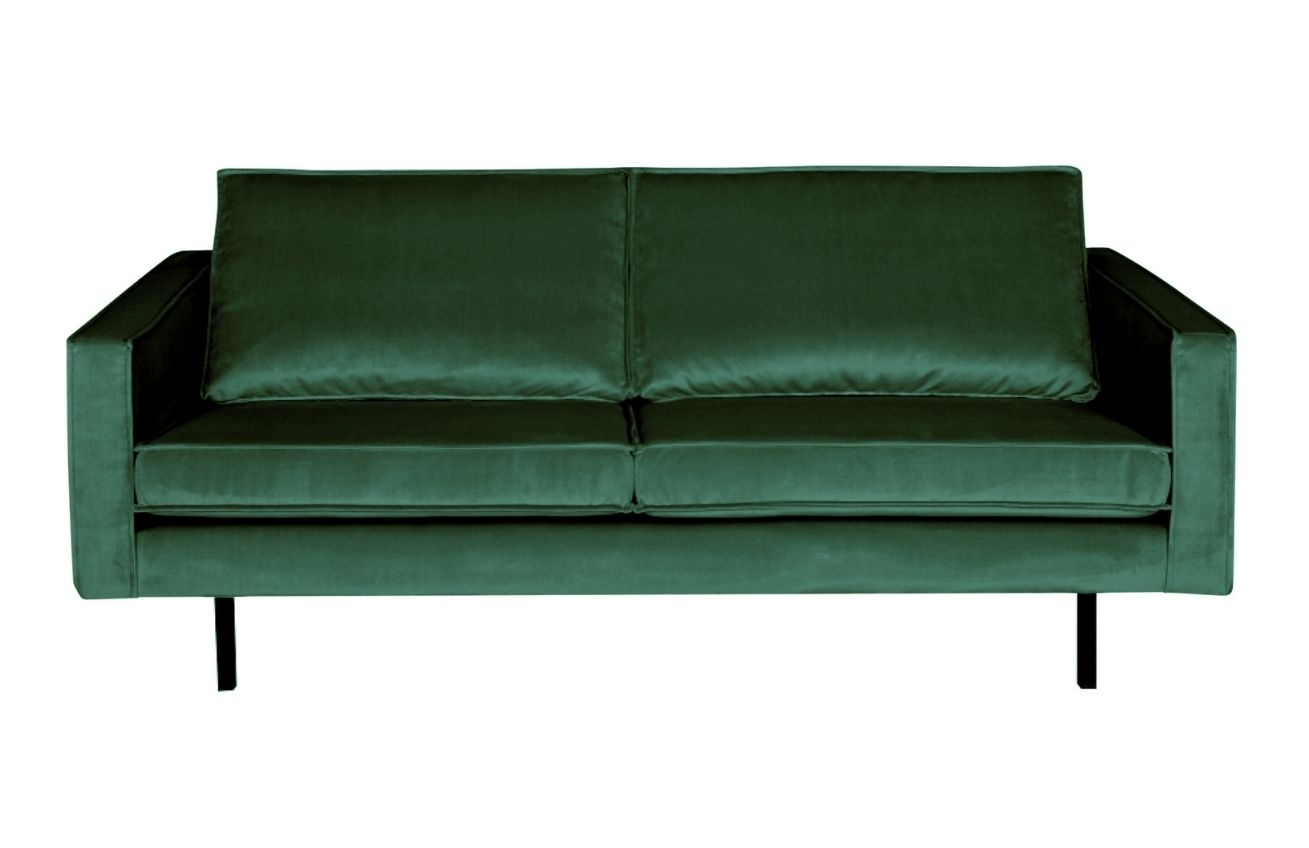 WOOOD Zelen&aacute; sametov&aacute; dvoum&iacute;stn&aacute; pohovka Raden 190 cm