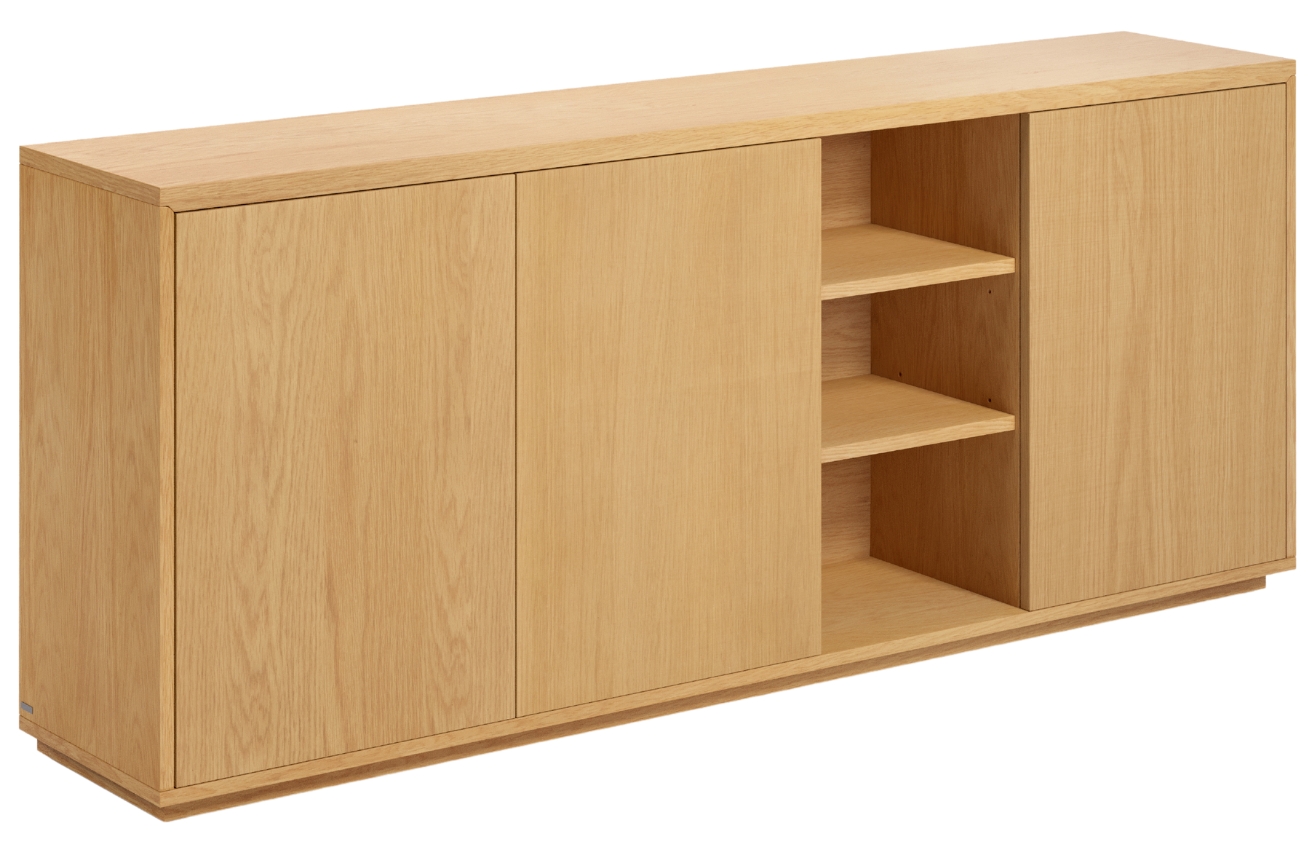 Dubov&aacute; komoda Kave Home Abilen 180 x 36 cm