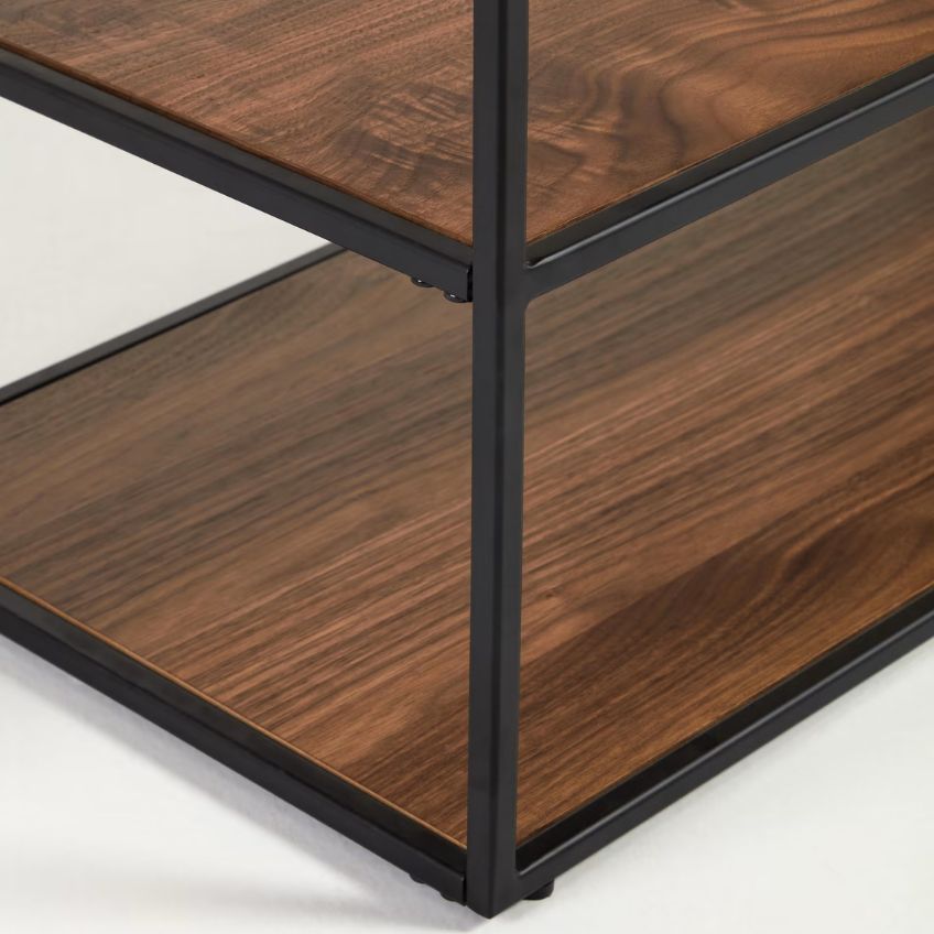 Ořechový TV stolek Kave Home Yoana 160 x 40 cm