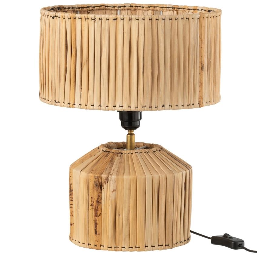 Bambusová stolní lampa J-Line Labana 30,5 cm