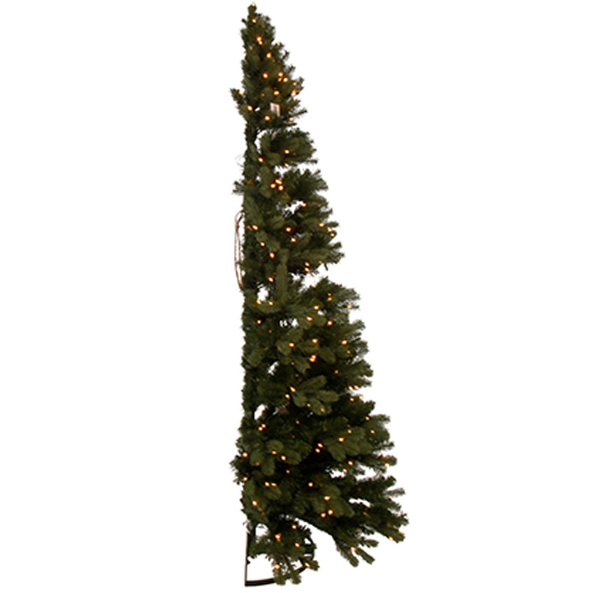 Umělý vánoční strom s LED světlem J-Line Arcai 1/2, 225 cm