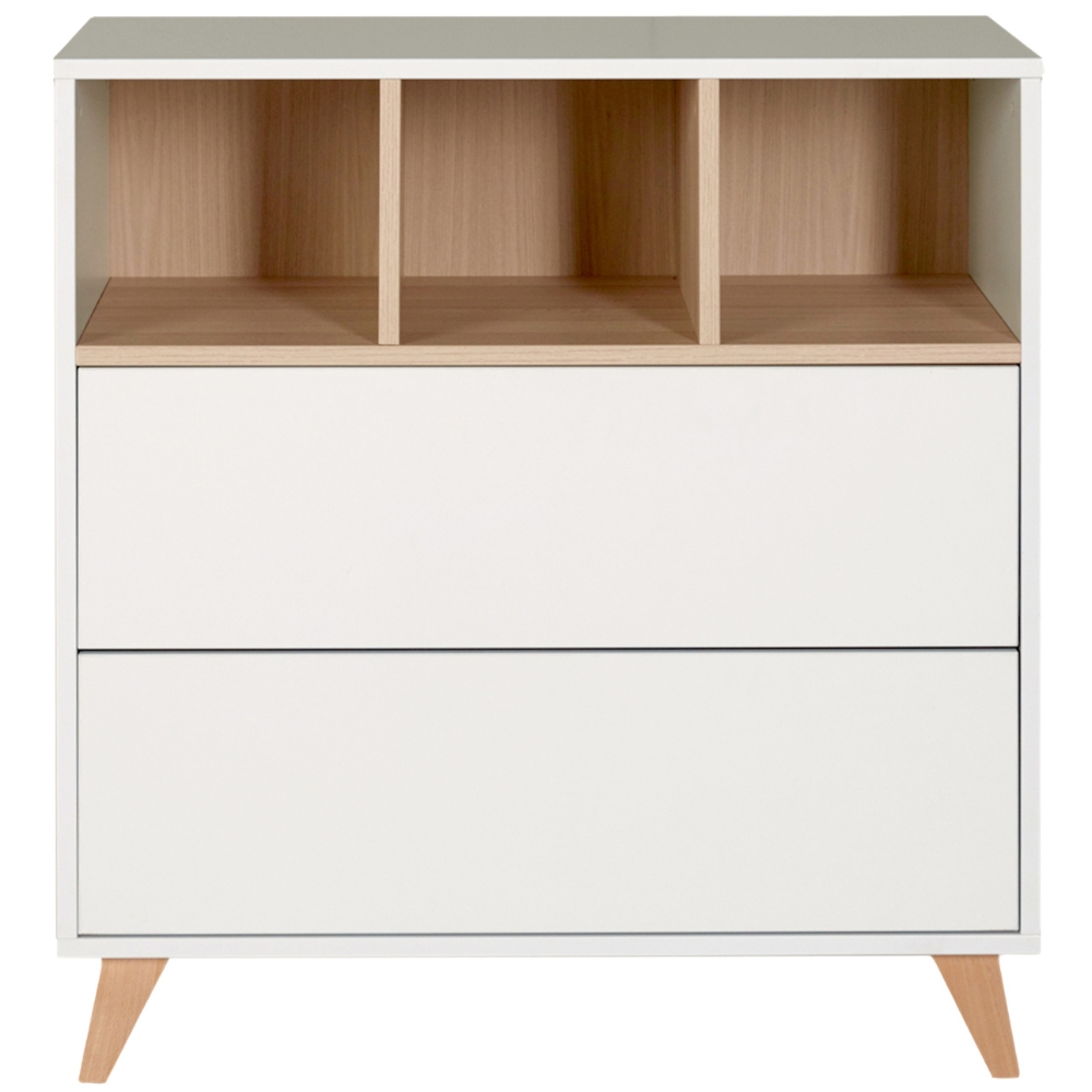 Bílá přebalovací komoda Quax Loft 86 x 48 cm