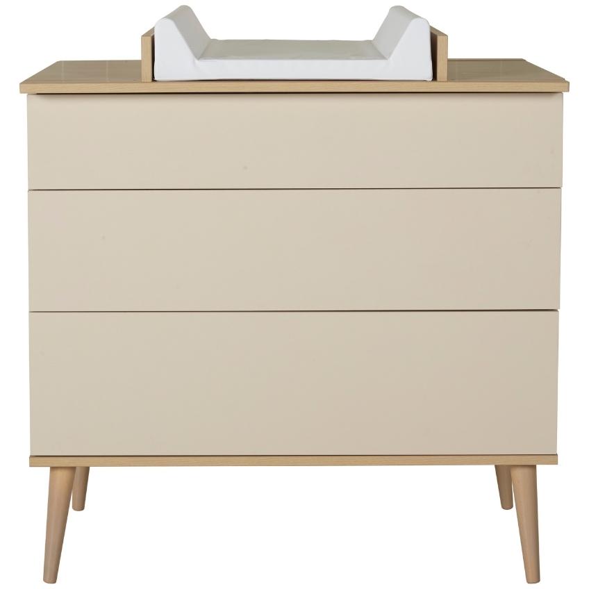Béžová nástavba pro přebalovací komodu Quax Flow 96 x 65 cm