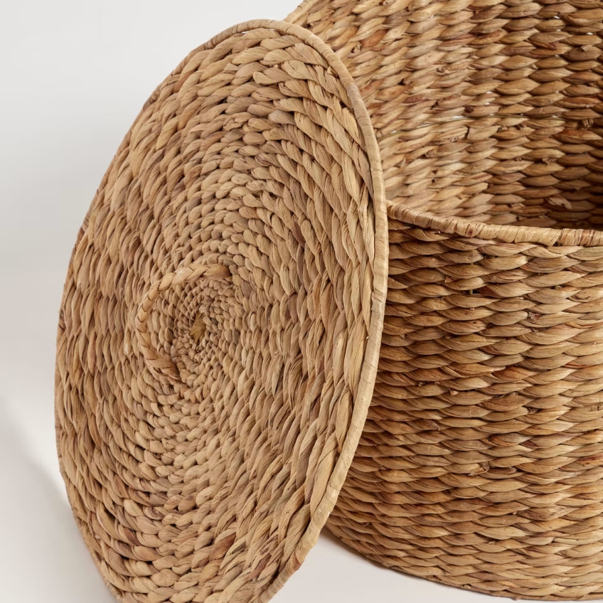 Přírodní koš na prádlo Kave Home Yessira  45 cm