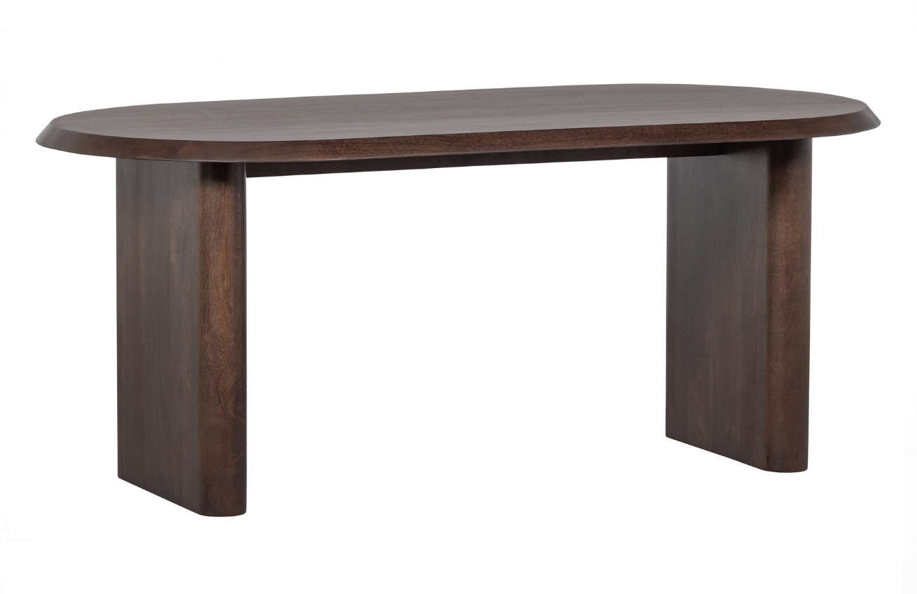 WOOOD Dřevěn&yacute; ov&aacute;ln&yacute; j&iacute;deln&iacute; stůl Ellisie 90 x 180 cm