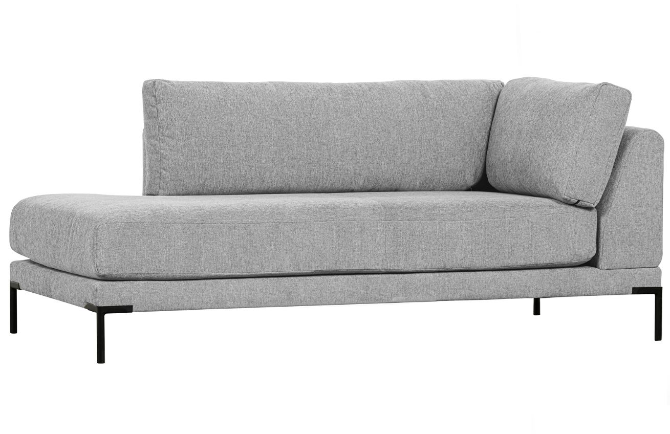 WOOOD Světle &scaron;ed&aacute; l&aacute;tkov&aacute; leno&scaron;ka Coulee 200 cm, lev&aacute;