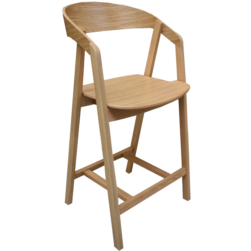 FormWood Dubová barová židle Henry 63,5 cm