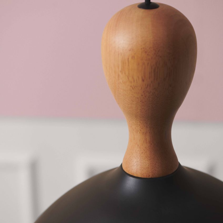 Černé kovové závěsné světlo Halo Design Dueodde 24 cm