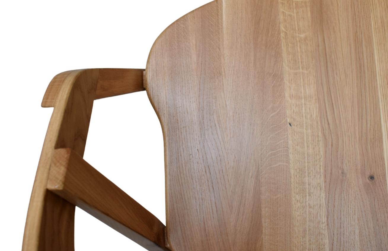 FormWood Přírodní dubové křeslo Henry XL