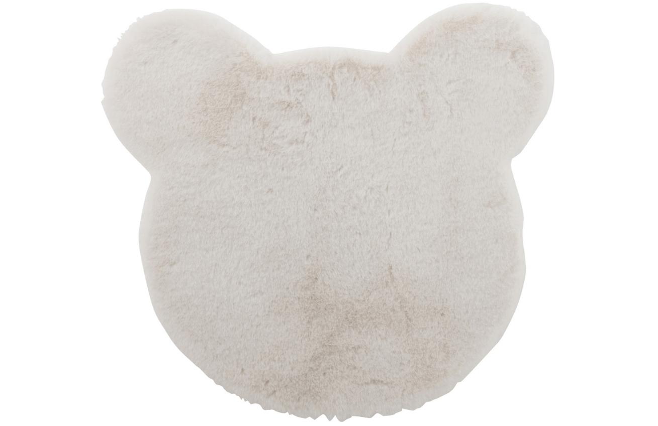 Bílý koberec J-line Bear 62,5 x 57 cm